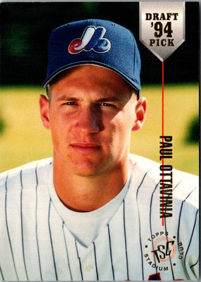 1994 Stadium Club Draft Picks Paul Ottavinia #41