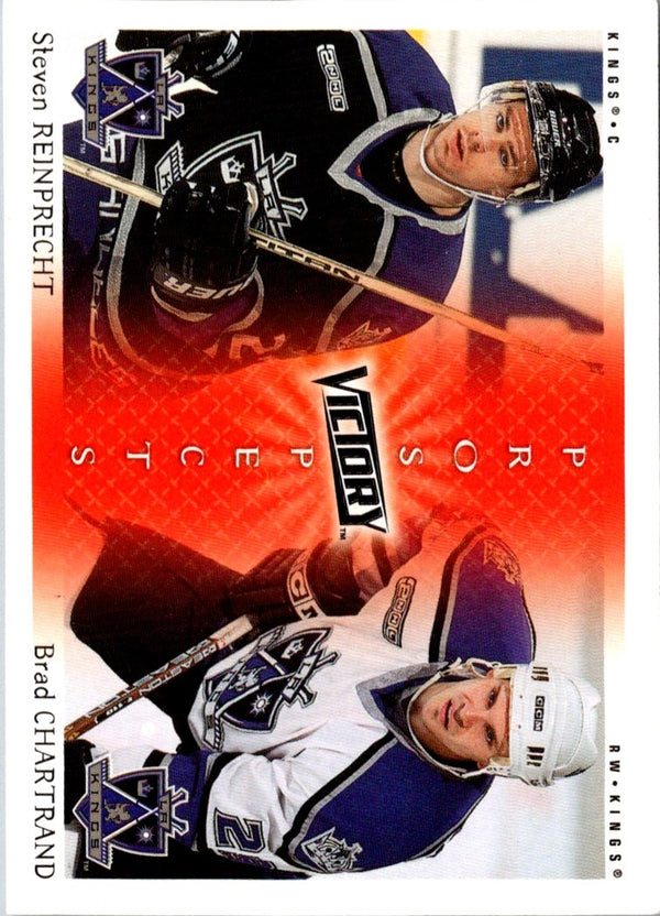 2000 Upper Deck Victory Steven Reinprecht/Brad Chartrand #264 Rookie