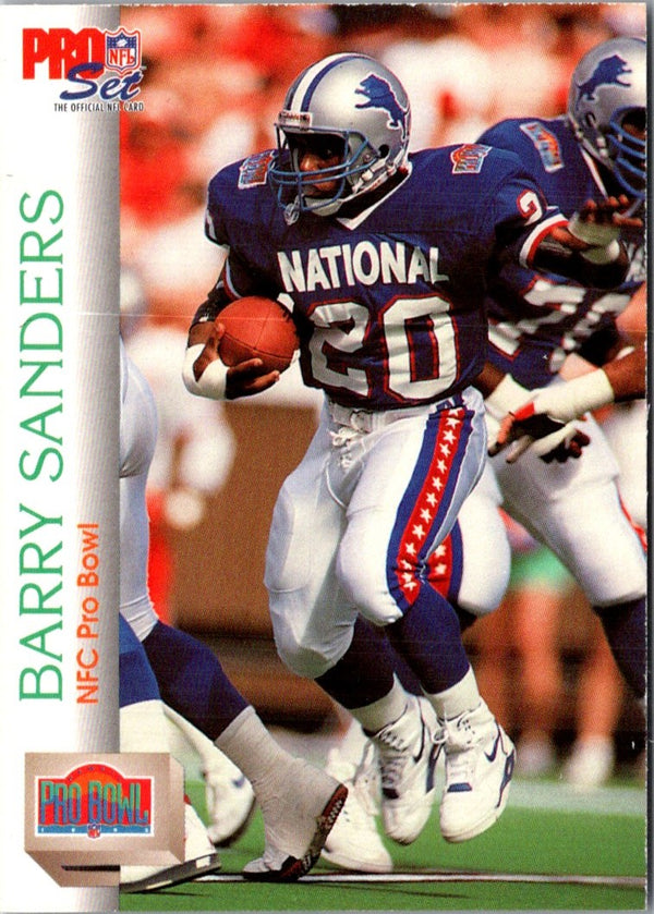 1992 Pro Set Barry Sanders #421