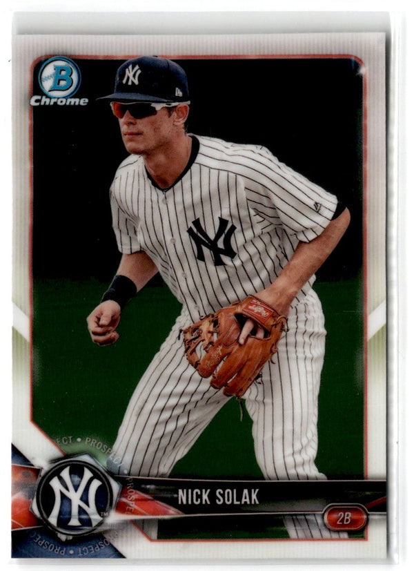 2018 Bowman Chrome Prospects Nick Solak #BCP104