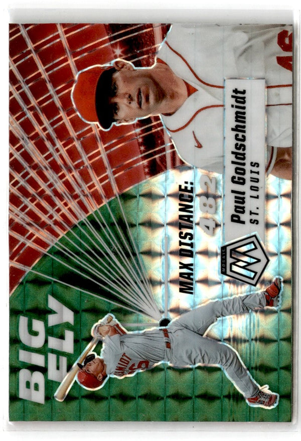 2021 Panini Mosaic Big Fly Green Paul Goldschmidt #BF12