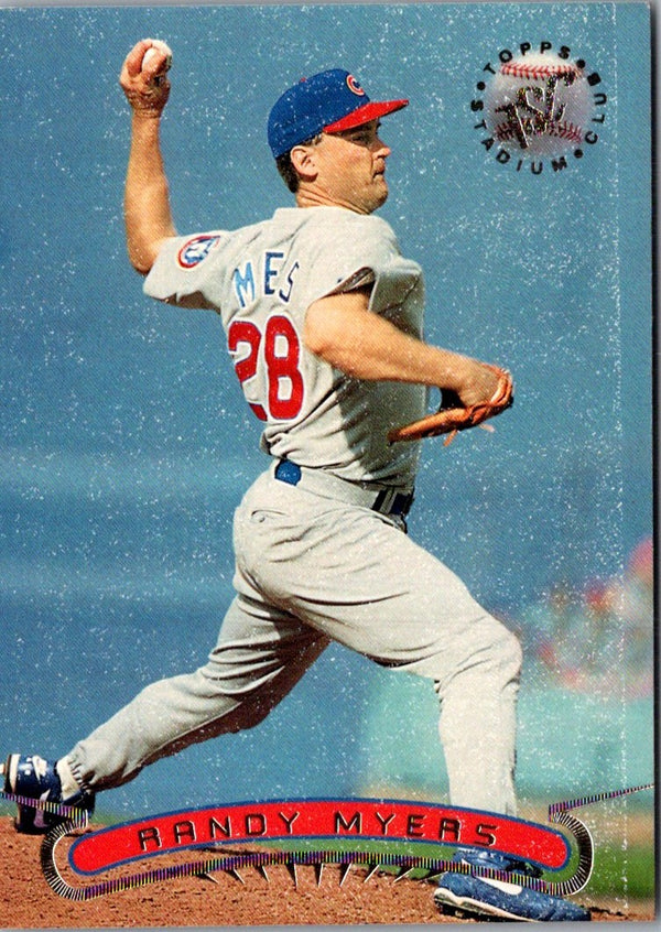 1996 Stadium Club Randy Myers #15