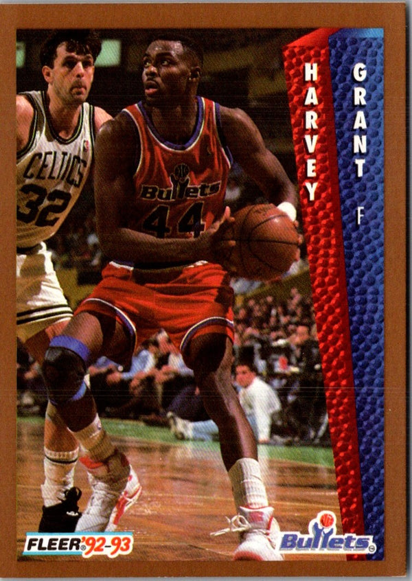 1992 Fleer Harvey Grant #233