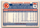 1985 Topps Circle K Reggie Jackson