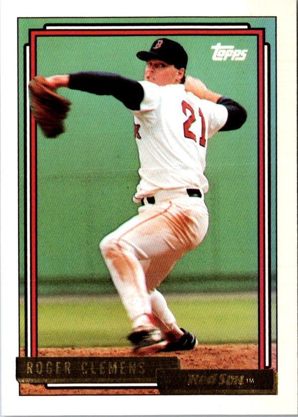 1992 Topps Gold Roger Clemens #150