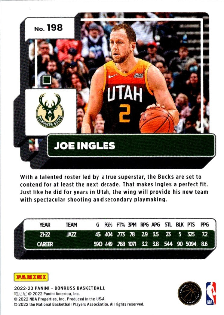 2022 Donruss Joe Ingles