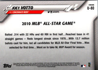 2020 Topps Chrome Update Joey Votto #U-80