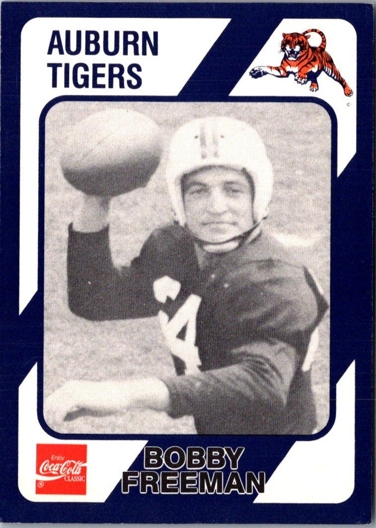 1989 Collegiate Collection Auburn Coke 580 Bobby Freeman