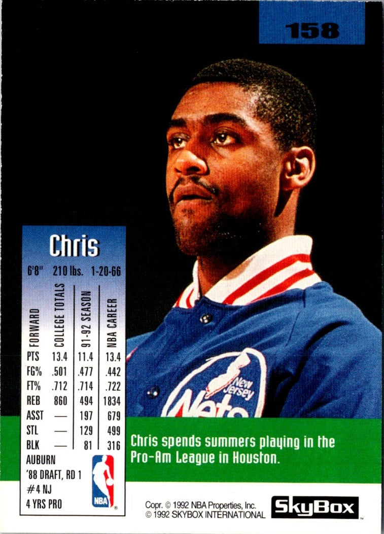 1992 SkyBox Chris Morris