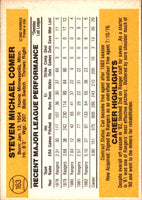 1983 Donruss Steve Comer #163
