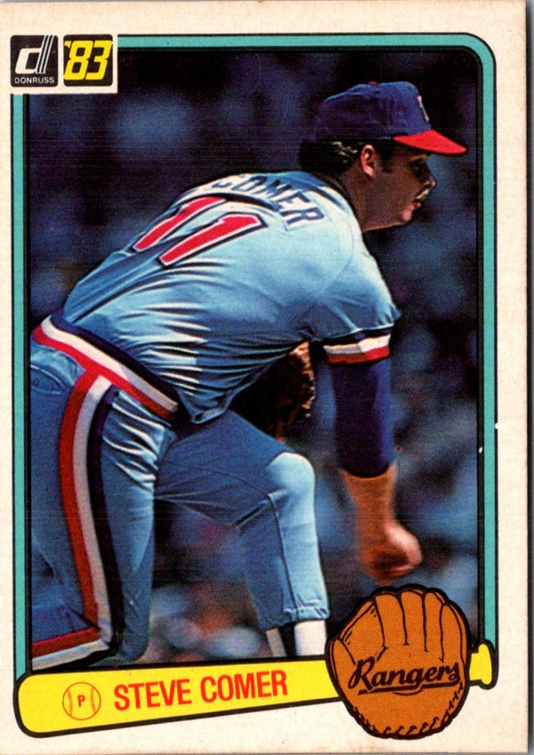 1983 Donruss Steve Comer #163