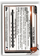 2021 Bowman Chrome Prospects Atomic Refractor Patrick Bailey