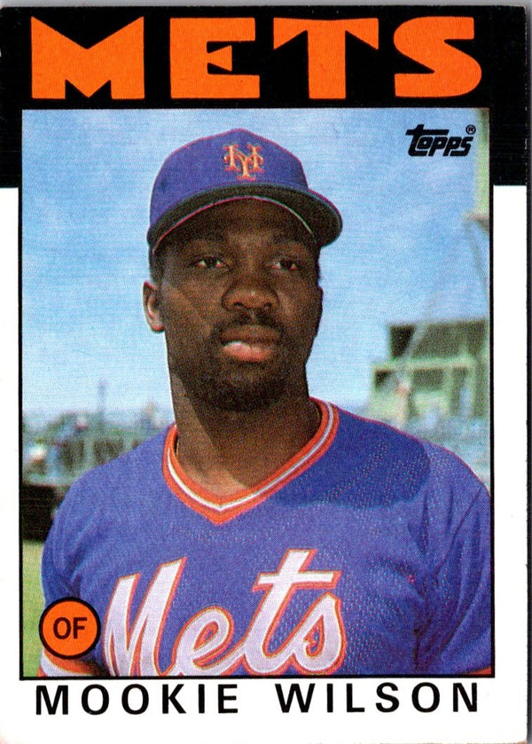 1986 Topps Mookie Wilson #315