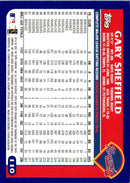 2003 Topps Opening Day Mini Stickers Gary Sheffield