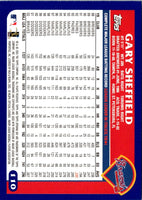 2003 Topps Opening Day Mini Stickers Gary Sheffield #NNO