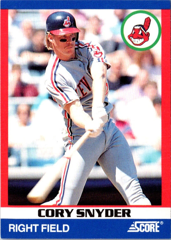 1991 Score 100 Superstars Cory Snyder #74
