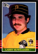 1985 Donruss Larry McWilliams
