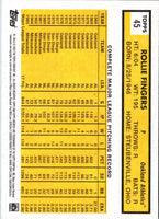 2022 Topps Archives Rollie Fingers #45