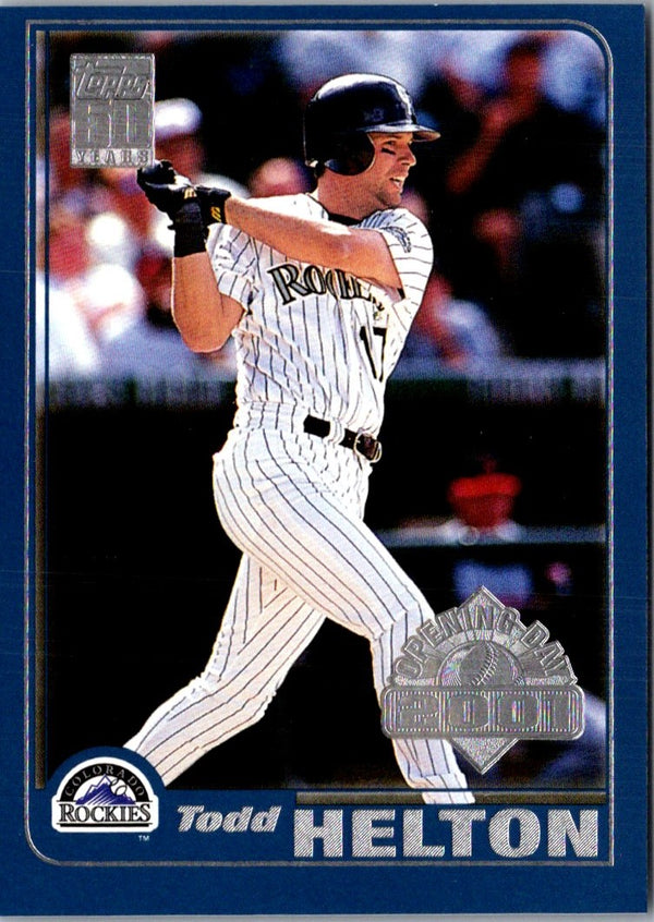 2001 Topps Opening Day Todd Helton #81