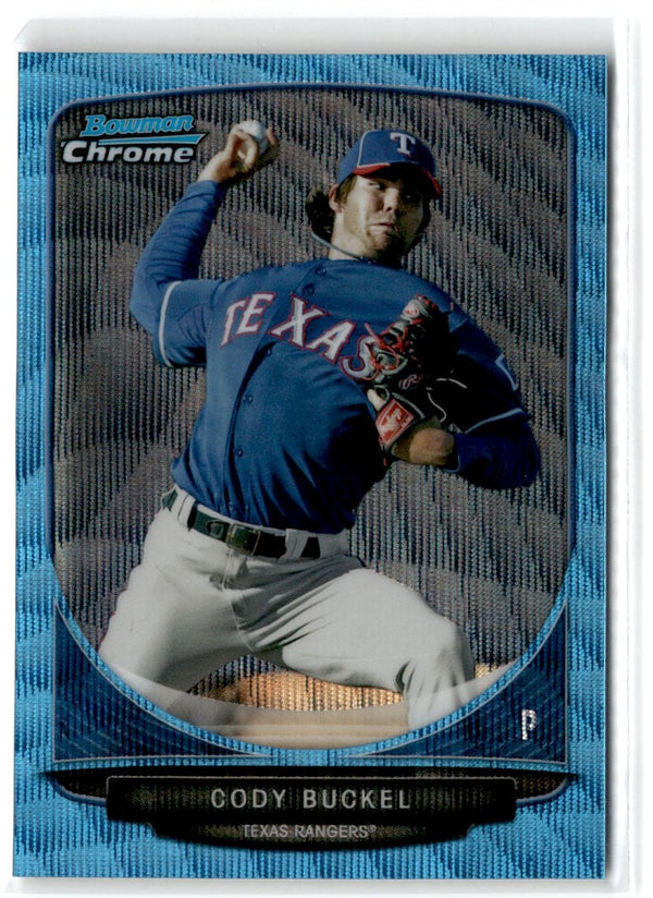 2013 Bowman Chrome Prospects Blue Wave Cody Buckel #BCP97