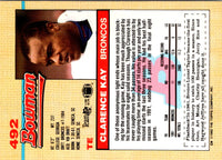 1992 Bowman Clarence Kay #492