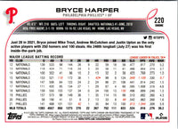 2022 Topps Chrome Bryce Harper #220