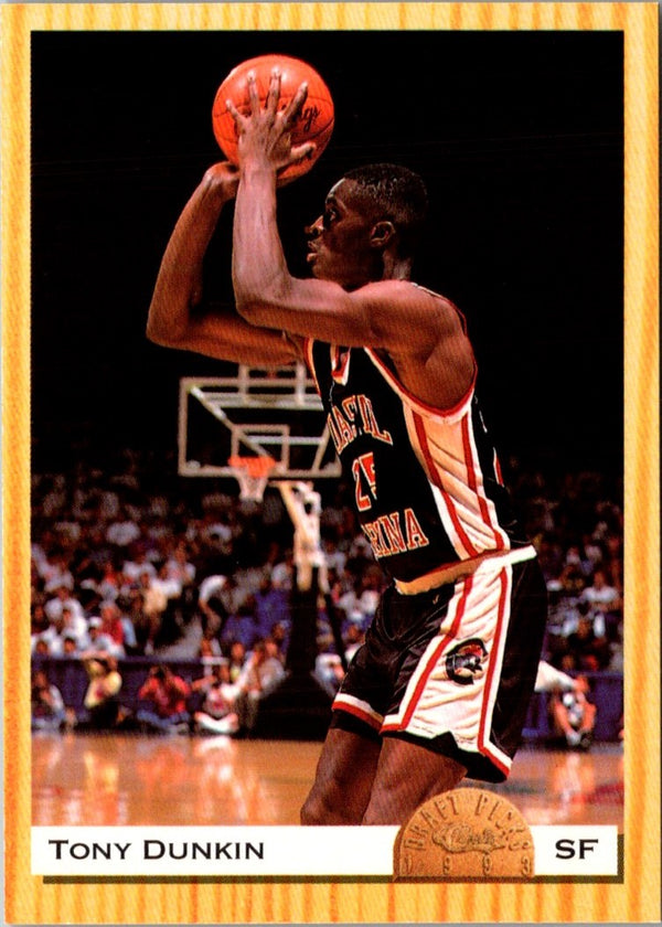 1993 Classic Draft Picks Gold Tony Dunkin #26