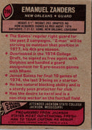 1977 Topps Emanuel Zanders