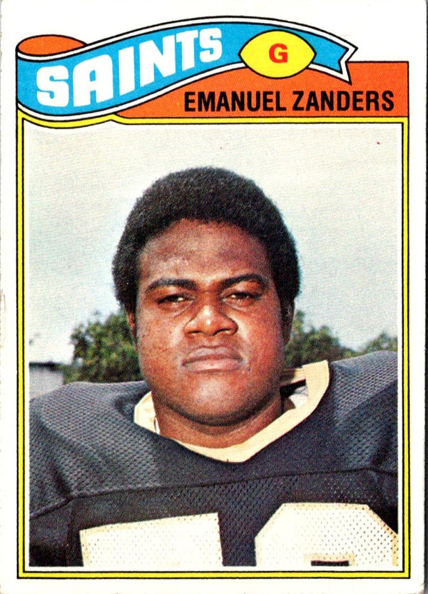 1977 Topps Emanuel Zanders #396 Rookie