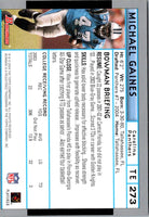 2004 Bowman Michael Gaines #273 Rookie