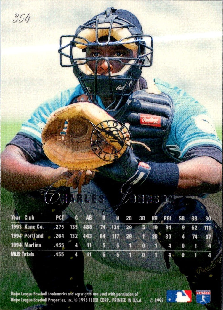 1995 Flair Charles Johnson