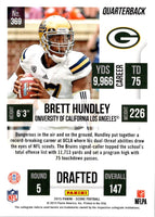 2015 Score Brett Hundley #369 Rookie