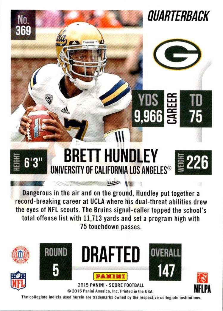 2015 Score Brett Hundley