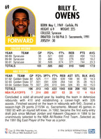 1994 Hoops Billy Owens #69