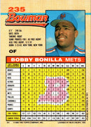 1992 Bowman Bobby Bonilla