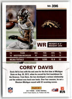 2017 Score Rookie Corey Davis #396