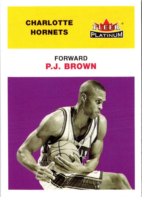 2001 Fleer Platinum P.J. Brown #179