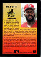 1992 Fleer Smoke 'N Heat Lee Smith #1