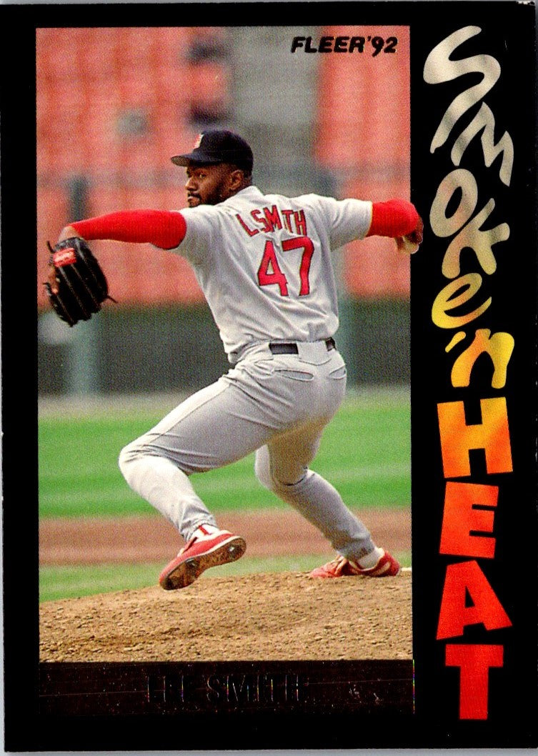 1992 Fleer Smoke 'N Heat Lee Smith