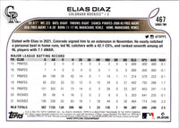 2022 Topps Elias Diaz #467
