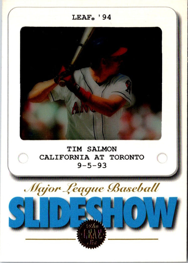 1994 Leaf Slideshow Tim Salmon #8