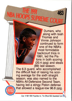 1991 Hoops Joe Dumars #463