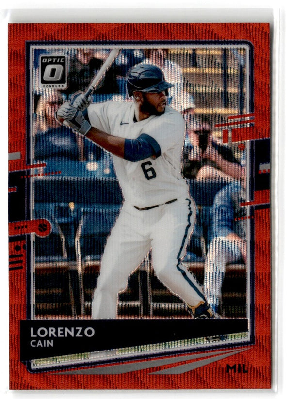 2020 Donruss Optic Red Wave Lorenzo Cain #108