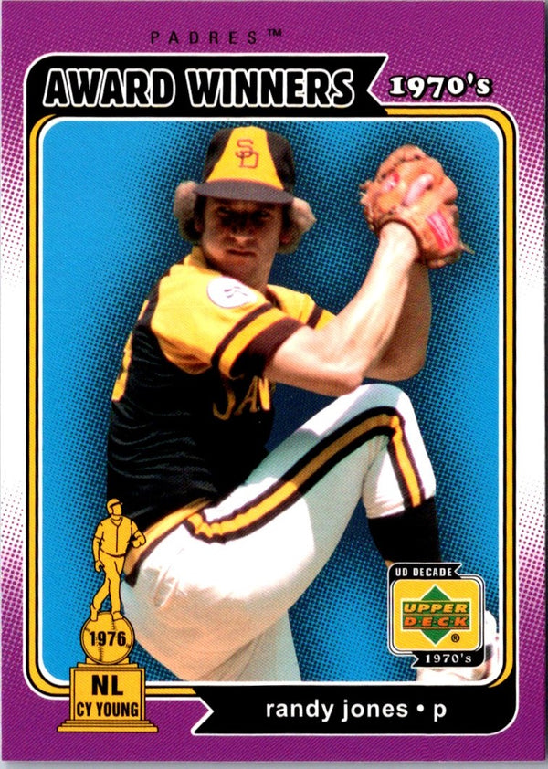 2001 Upper Deck Decade 1970's Randy Jones #160