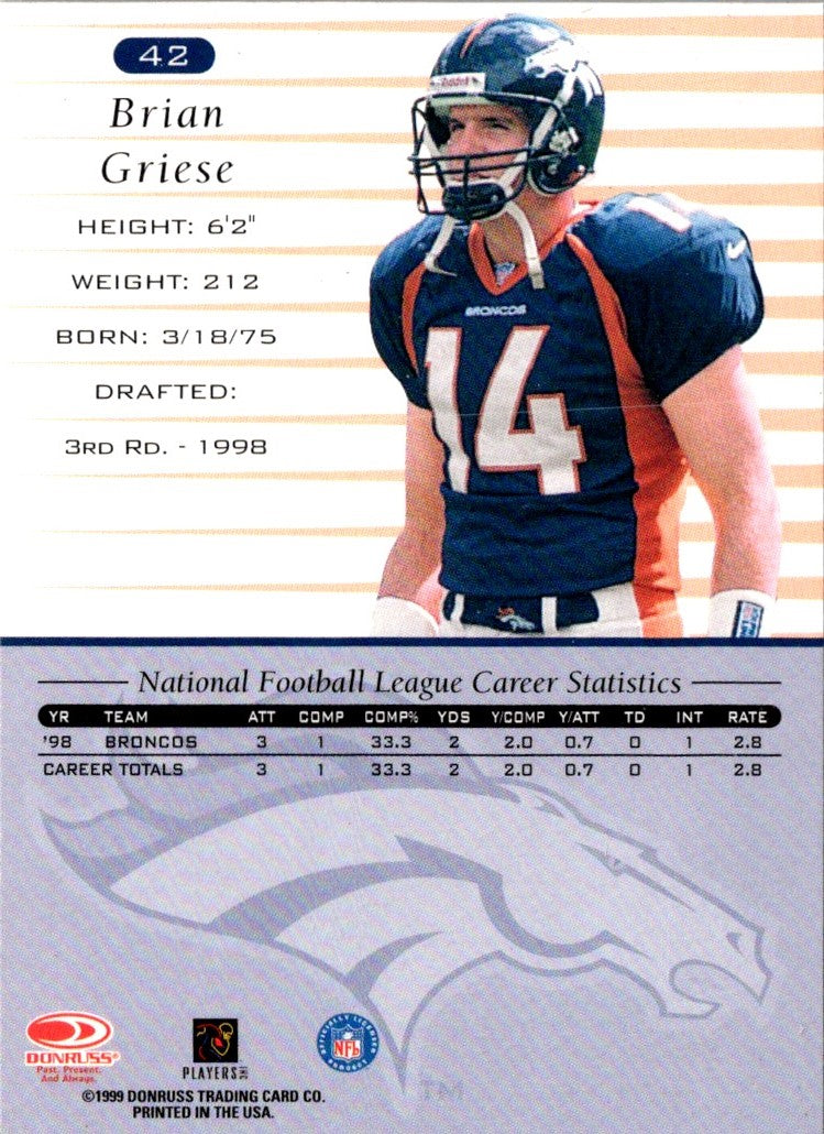 1999 Donruss Brian Griese