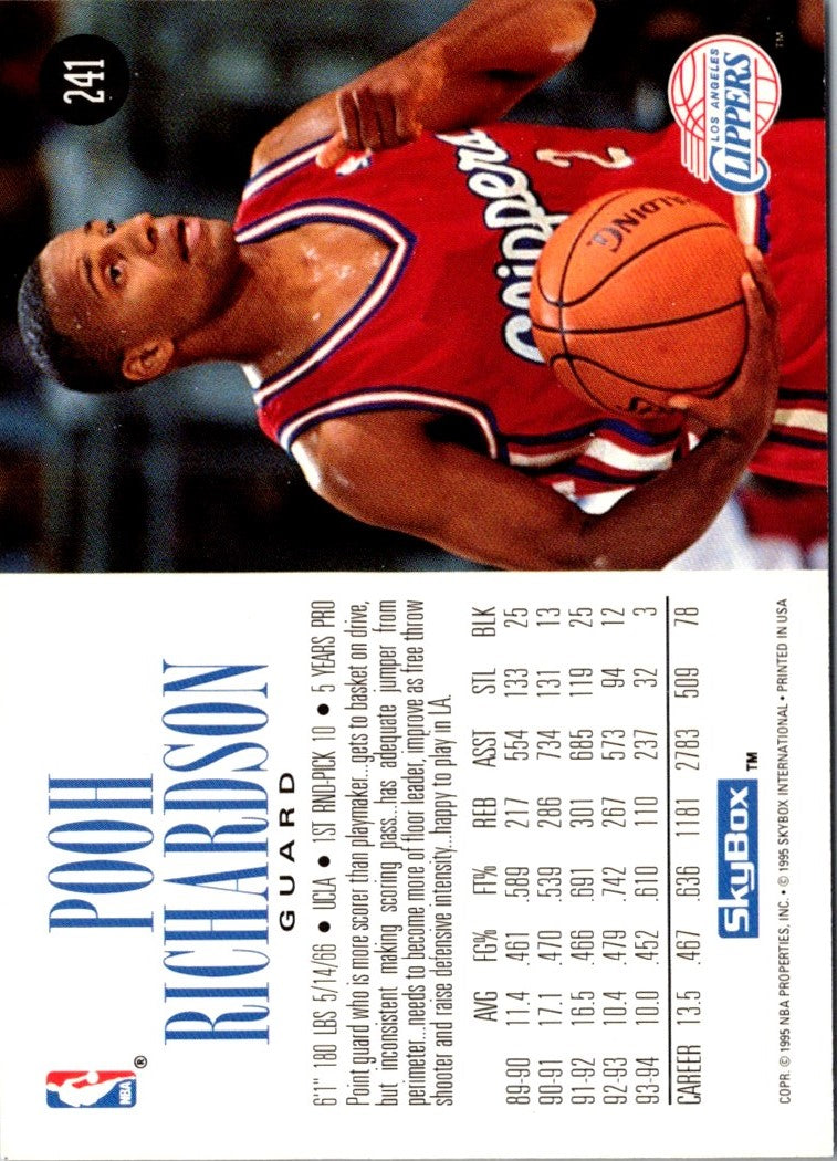 1994 SkyBox Pooh Richardson