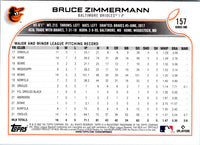 2022 Topps Bruce Zimmermann #157