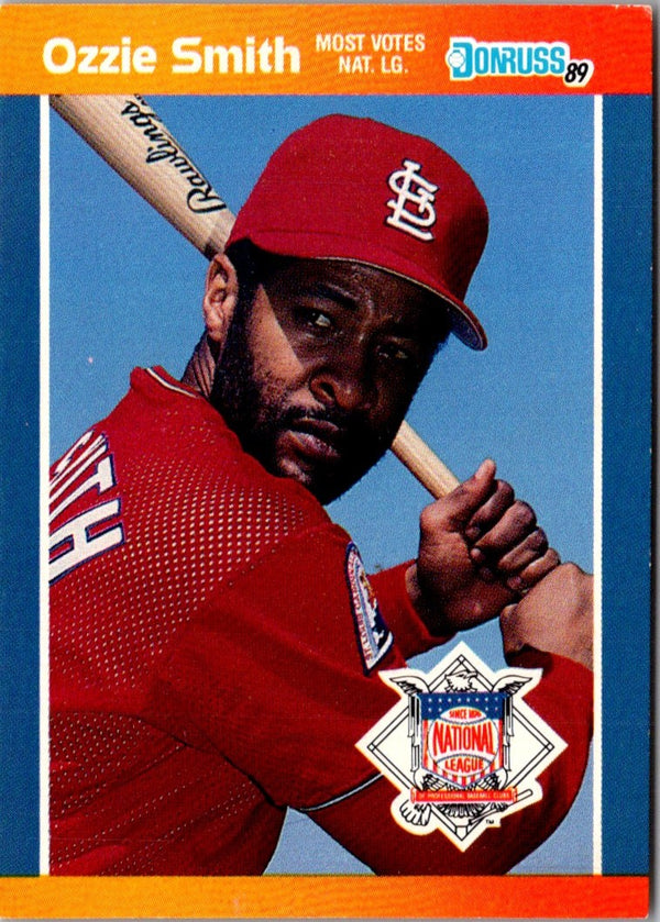 1989 Donruss All-Stars Ozzie Smith #62