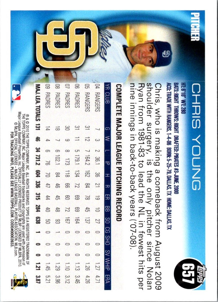 2010 Topps Chris Young