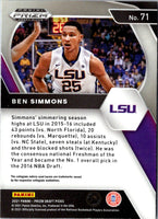 2021 Panini Prizm Draft Picks Blue Ben Simmons #71